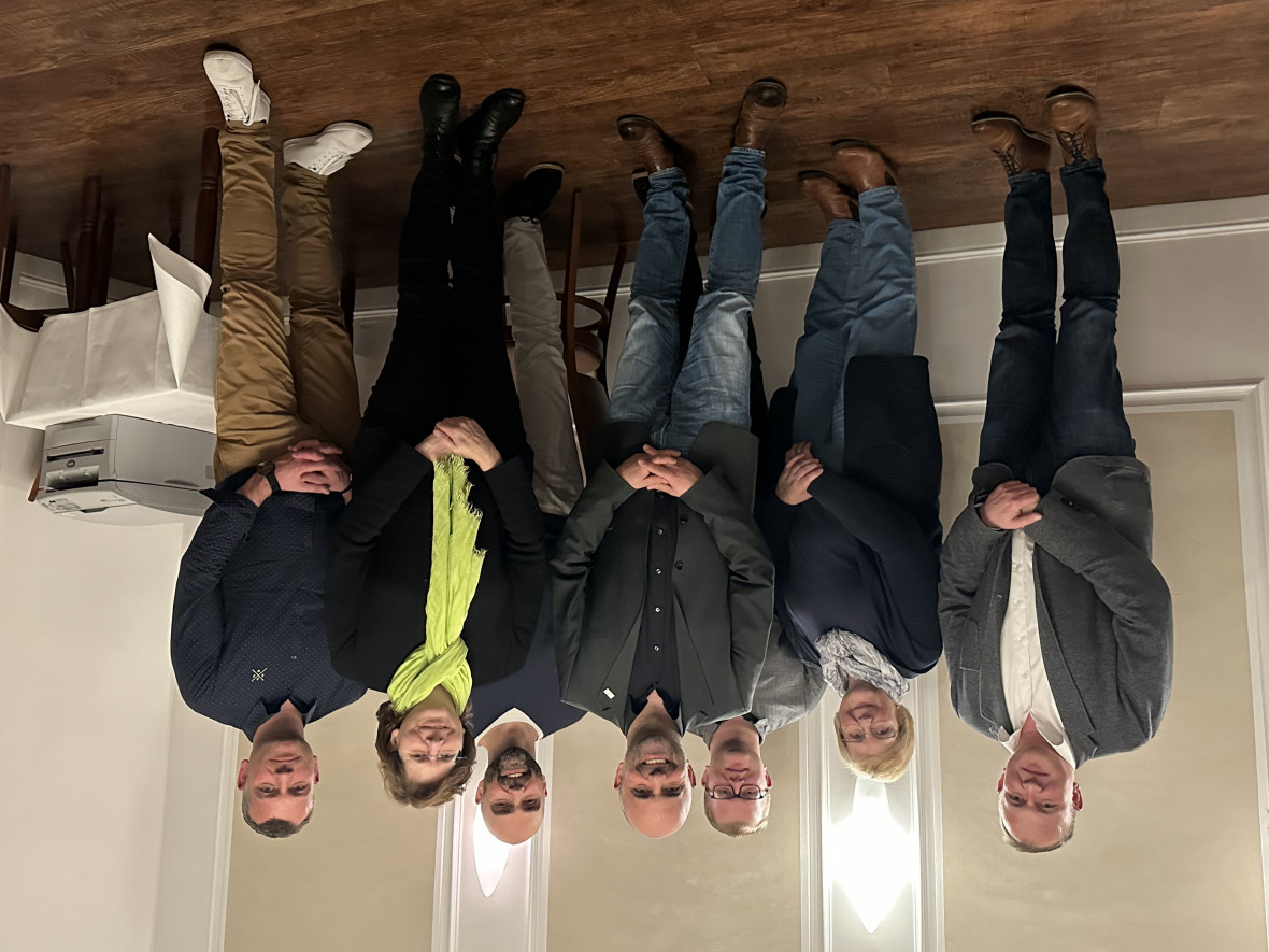 (v.l.n.r.): Benjamin Kaiser, Susanne Nomine, Robin Dyrda, Jens Richter, Marco Sell, Heike Zettwitz, Matthias Kreissler